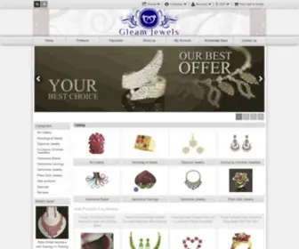 Gleamjewels.com(Finest Jewelry online) Screenshot