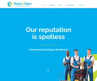 Gleamncleannj.com(Gleam N Clean) Screenshot