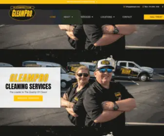 Gleampro.com(GleamPro Cleaning Services) Screenshot