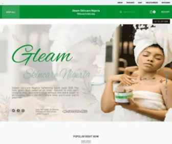 Gleamskincarenigeria.com.ng(Gleam Skincare Nigeria) Screenshot