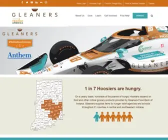 Gleaners.org(Gleaners Food Bank of Indiana) Screenshot