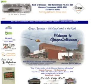 Gleasononline.com(#1 place on the web for Gleason Tennessee information) Screenshot