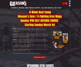 Gleasonsgym.com(Gleasons Gym) Screenshot