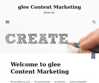 Gleecontent.com(Write On) Screenshot