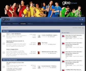 Gleeforum.com(Glee Forum) Screenshot