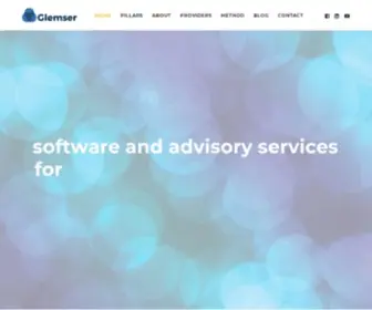 Glemser.com(Software and advisory services for life science companies) Screenshot