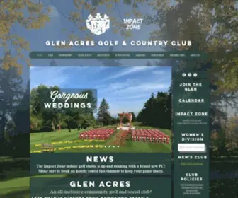 Glenacresgolf.com(Glen Acres Golf & Country Club) Screenshot