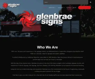 Glenbraesigns.com.au(Signage Brisbane Vehicle Wraps) Screenshot