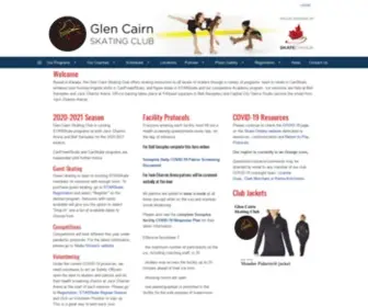 Glencairnsc.ca(Glen Cairn Skating Club) Screenshot