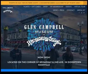 Glencampbellmuseum.com(Glen Campbell Museum) Screenshot