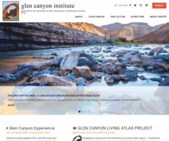 Glencanyon.org(Glen Canyon Institute) Screenshot