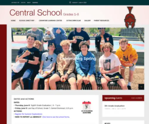 Glencoecentral.org(Central School 2022) Screenshot