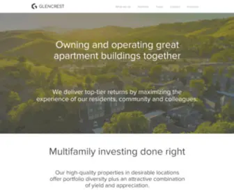 Glencrestgroup.com(Modern multifamily investing) Screenshot