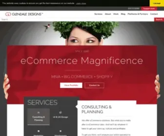 Glendaledesigns.com(Ecommerce Development & Design) Screenshot