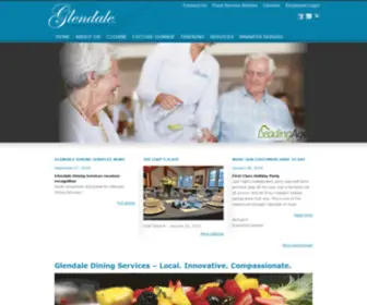 Glendalediningservices.com(Dining Company Serving Senior Living) Screenshot