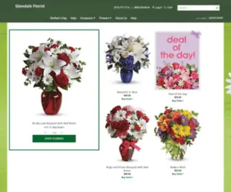 Glendalefloristglendale.com(Cincinnati Florist) Screenshot