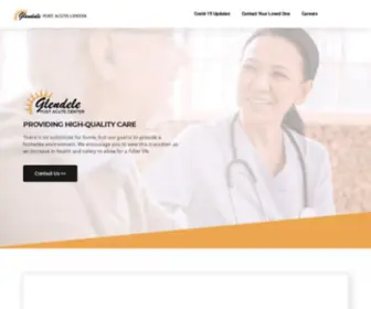 Glendalepac.com(Glendale Post Acute Center) Screenshot