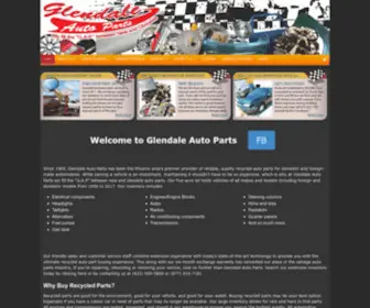 Glendaleparts.com(Glendale AZ Auto Parts) Screenshot