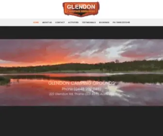 Glendoncamping.com.au(Glendon Rd) Screenshot