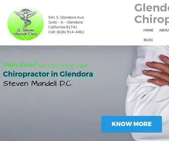 Glendorachiropractor.com(Glendora Chiropractor) Screenshot