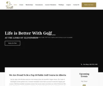 Gleneaglesgolf.com(The Links of GlenEagles) Screenshot