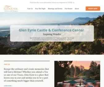 Gleneyrie.org(Glen Eyrie Castle) Screenshot