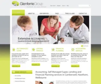 Glenferriegroup.com.au(Accounting, Self Managed Super, Lending and Financial Planning services in Camberwell, Hawthorn, Melbourne) Screenshot