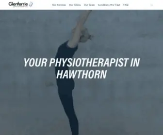 Glenferriessc.com.au(Glenferrie Sports and Spinal) Screenshot