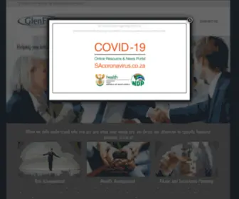 Glenfinadvice.co.za(Glenfin Financial Services) Screenshot