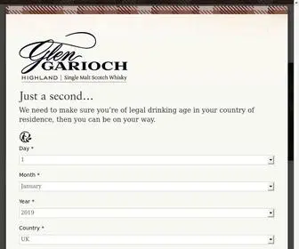 Glengarioch.com(Single Malt Scotch Whisky) Screenshot