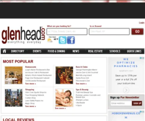 Glenhead.com(Glen Head) Screenshot