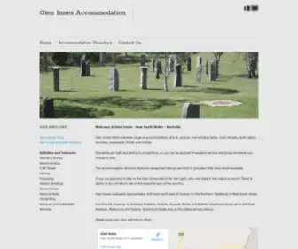 Gleninnes.biz(Accommodation in Glen Innes and Surrounding Areas) Screenshot