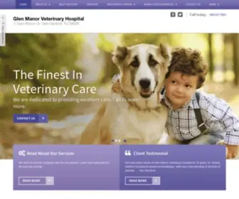 Glenmanorvethospital.com(Veterinarian in Glen Gardner) Screenshot