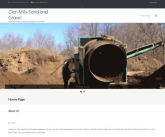 Glenmillssg.com(MULCH SAND STONE MASONRY SUPPLIES) Screenshot