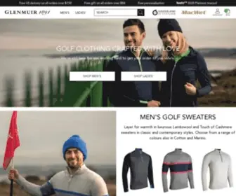 Glenmuir.com(Golf Clothing Crafted Since 1891) Screenshot