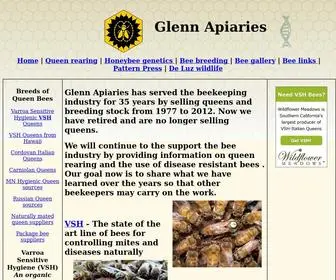 Glenn-Apiaries.com(Glenn Apiaries) Screenshot