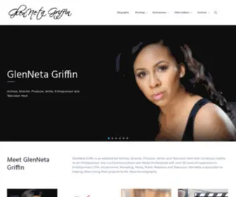 Glennetagriffin.com(The Official Website of GlenNeta M) Screenshot