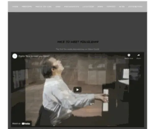 Glenngould.tv(Glenngould) Screenshot