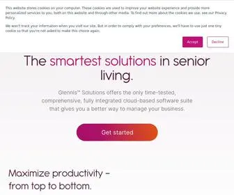 Glennissolutions.com(Senior Living Operating System) Screenshot