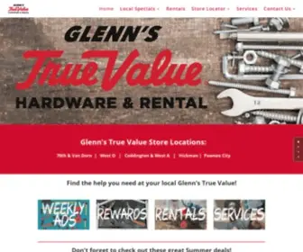 Glennstruevalue.com(Glenn's True Value) Screenshot