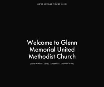 Glennumc.org(Glenn Memorial UMC) Screenshot