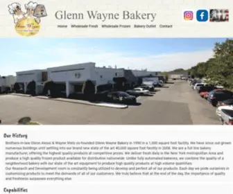 Glennwayne.com(Glenn Wayne Bakery) Screenshot