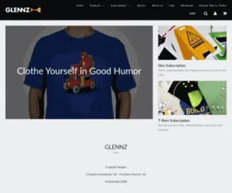 Glennz.com(Featuring custom t) Screenshot