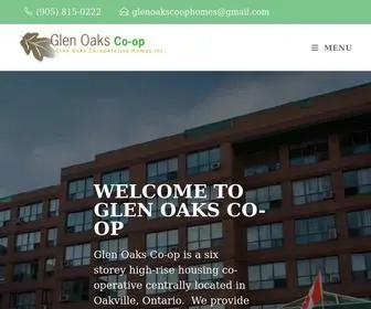 Glenoakscoop.ca(Co-operative Housing) Screenshot