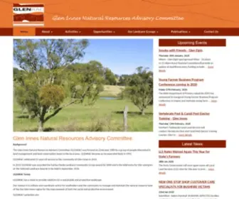 Glenrac.org.au(Glen Innes Natural Resources Advisory Committee Landcare natural resource management weed control sustainable farming practices soil erosion control feral and pest animals native vegetation) Screenshot