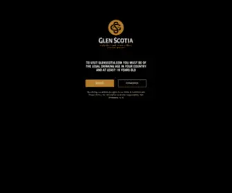 Glenscotia.com(Discover a Campbeltown whisky gem) Screenshot