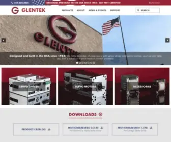 Glentek.com(Servo Drives and Motors for OEM Applications) Screenshot