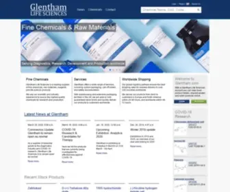 Glentham.com(Glentham Life Sciences) Screenshot