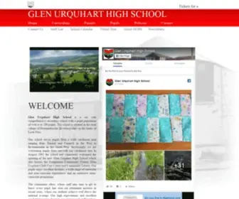 Glenurquharthigh.co.uk(Glen Urquhart High School) Screenshot