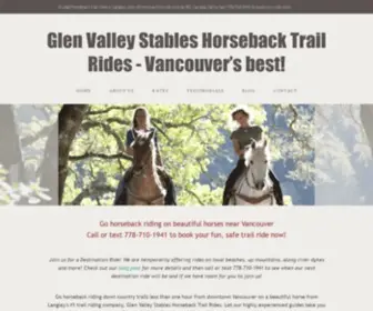 Glenvalleystables.com(Glen Valley Stables) Screenshot